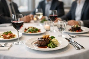 Corporate Dinner Menu Example That Works
