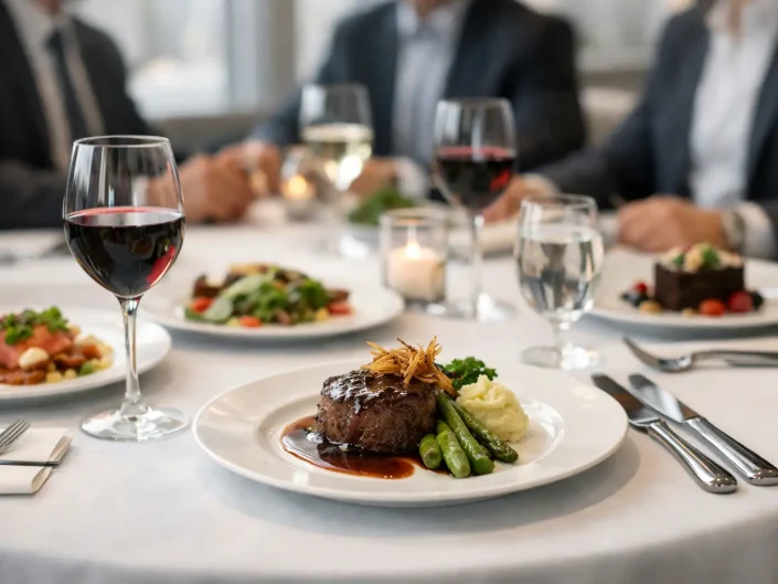 Corporate Dinner Menu Example That Works