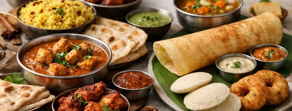 North and South Indian Dishes Explained