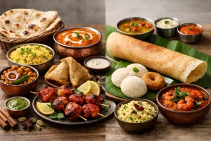 North Indian Food vs South Indian Food