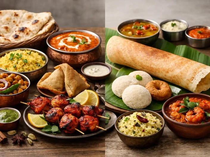 North Indian Food vs South Indian Food
