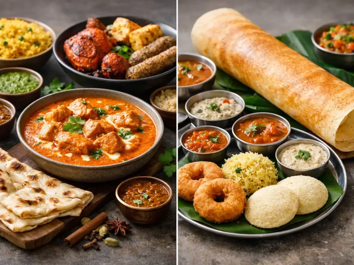 Northern Indian vs Southern Indian Food