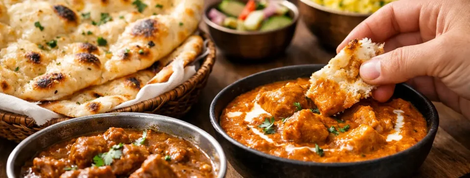 How to Pair Naan with Curry Like a Restaurant