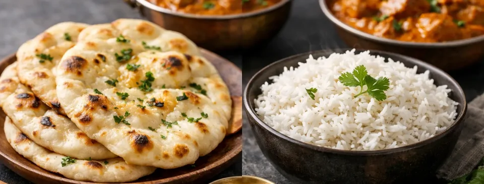 Naan vs Rice With Curry: Which Should You Choose?